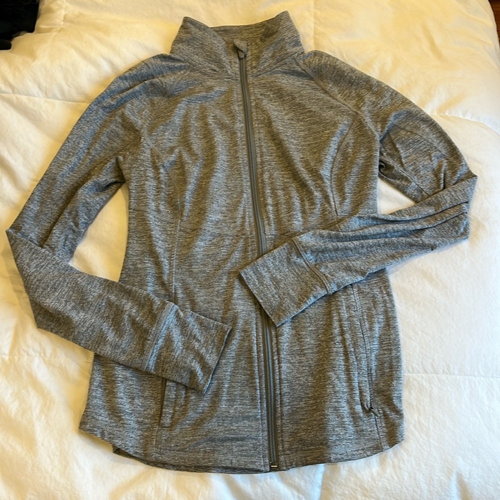 Old Navy Active go-dry gray zip up
